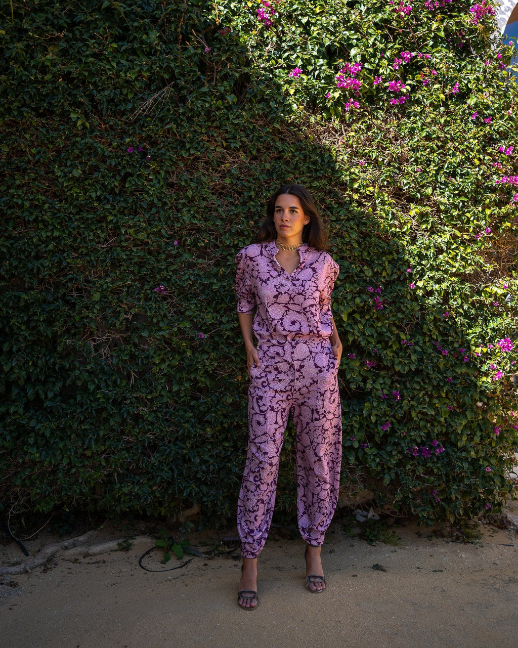 PEONIA TROUSERS TOTAL LOOK