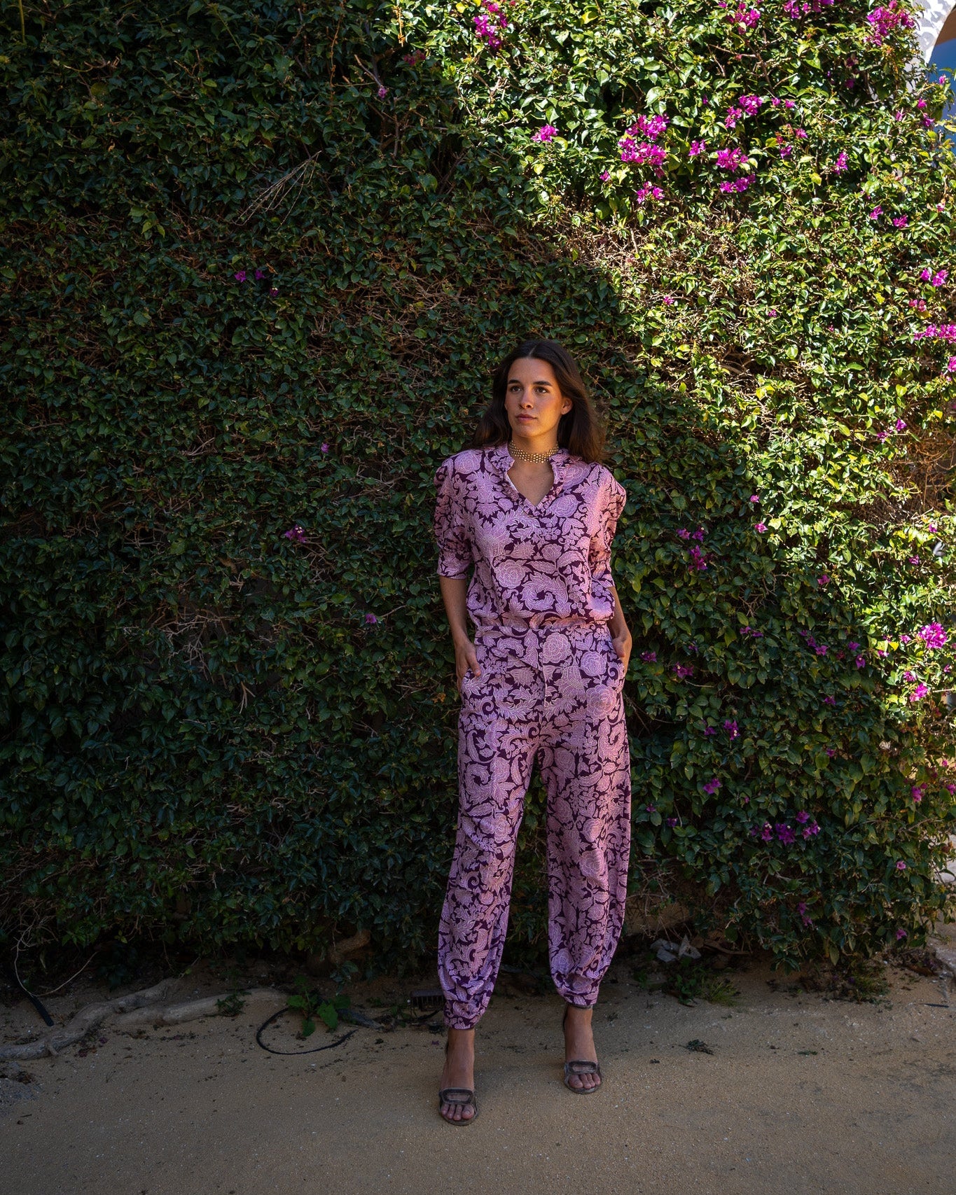 PEONIA TROUSERS TOTAL LOOK
