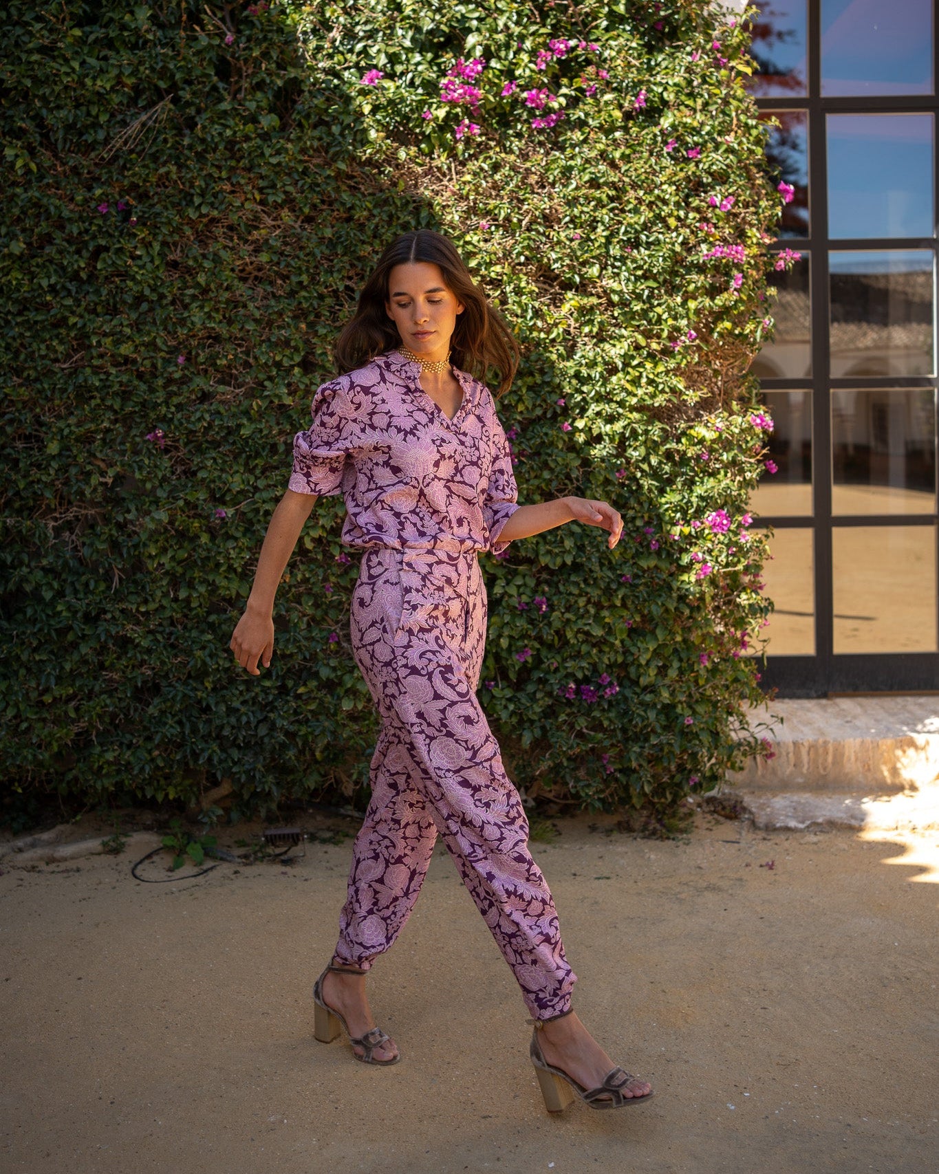 PEONIA TROUSERS TOTAL LOOK